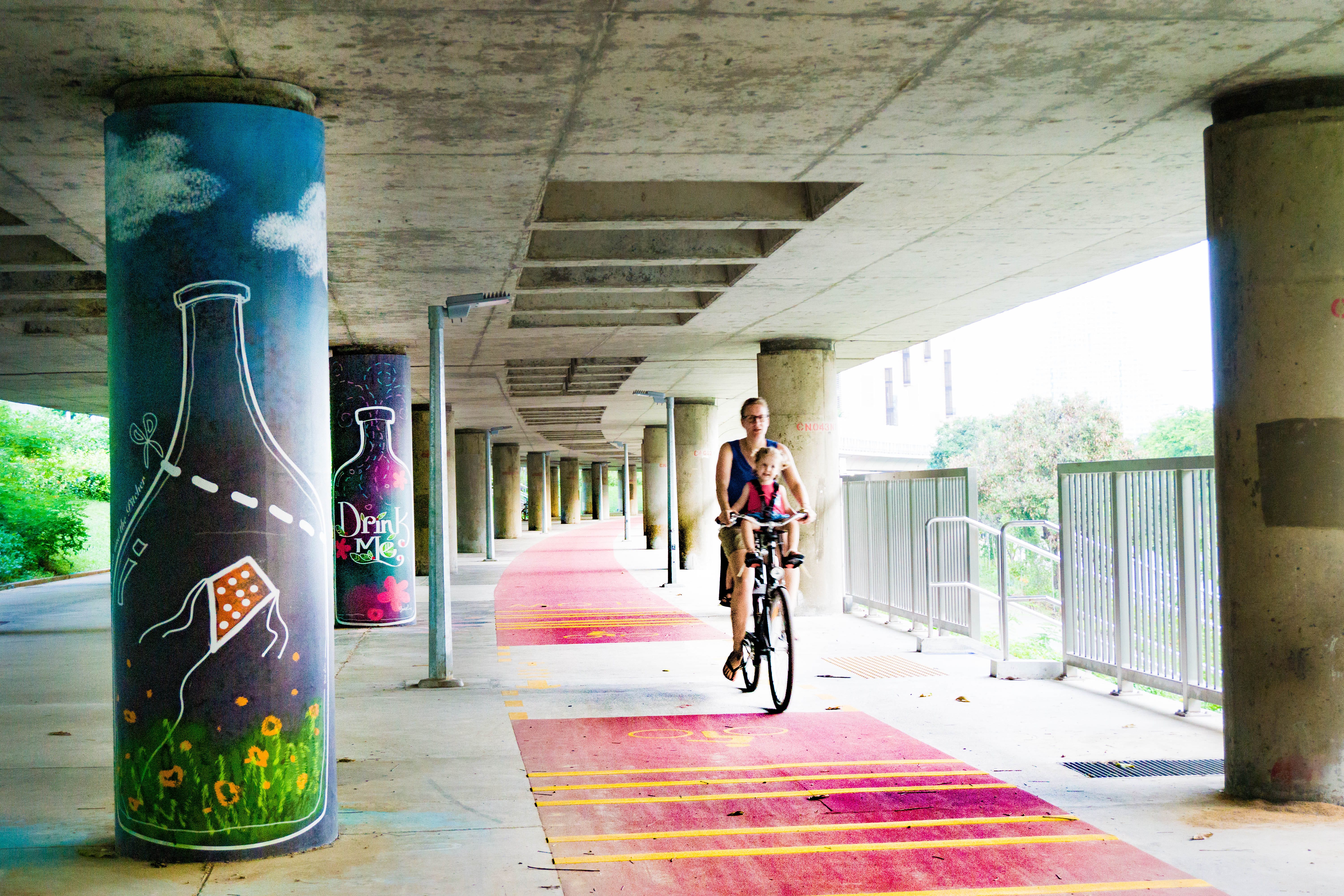 Photo of public artwork at Ang Mo Kio Viaduct